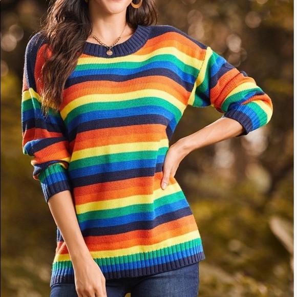 Suzanne Betro Sweaters - SUZANNE BETRO | Bold striped sweater